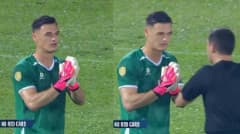 Thủ môn Lê Giang Patrik bày tỏ lòng biết ơn VAR khi tránh thẻ đỏ trong trận gặp Malaysia