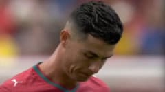 Cristiano Ronaldo có 5 lần rê bóng và quãng đường tiến bóng âm 6,8 m trong trận đấu với Tây Ban Nha