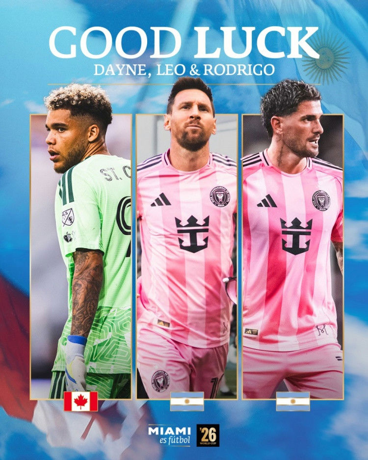 Inter Miami chúc Messi và 2 đồng đội dự World Cup: Luôn đồng hành cùng các bạn, chúc may mắn