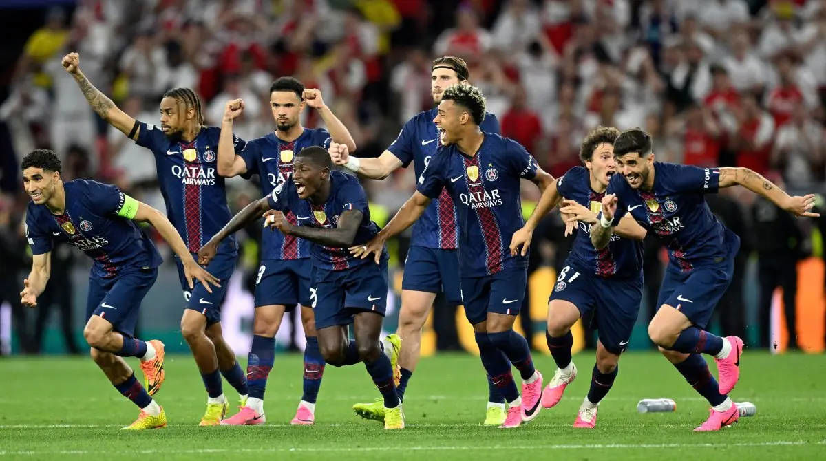 Bảo vệ thành công chức vô địch Champions League! Paris Saint Germain đánh bại Arsenal trên loạt sút luân lưu