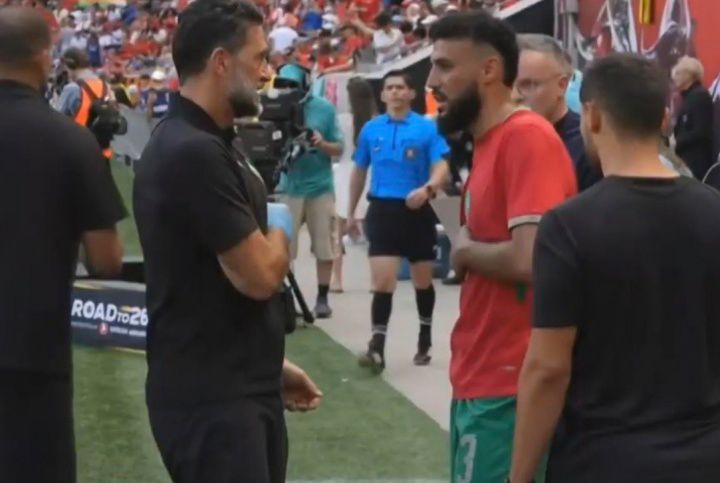 Chỉ còn chưa đầy bốn ngày nữa là World Cup khởi tranh, Mazraoui đã phải rời sân ở hiệp hai do chấn thương. Chỉ còn chưa đầy bốn ngày nữa là World Cup khởi tranh, Mazraoui đã phải rời sân ở hiệp hai do chấn thương.