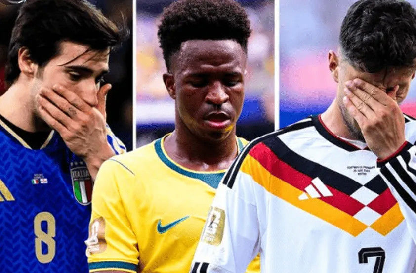 Lần đầu tiên trong lịch sử! Tứ kết World Cup đồng loạt vắng mặt Ý, Brazil và Đức